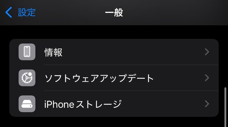 iPhoneストレージ